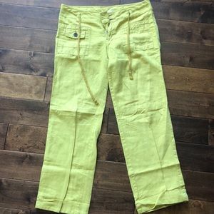Anthropologie Linen Pants Size 10